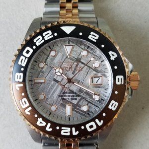 Invicta 45mm Pro Diver"Soda"Automatic Meteorite Dial Bracelet Watch